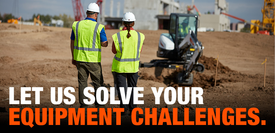 Let us solve your equipment challenges.